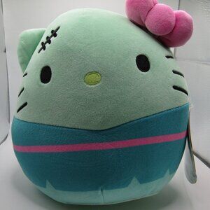 New Squishmallows Sanrio 2025 Halloween 8" Hello Kitty Frankenstein Plush Doll
